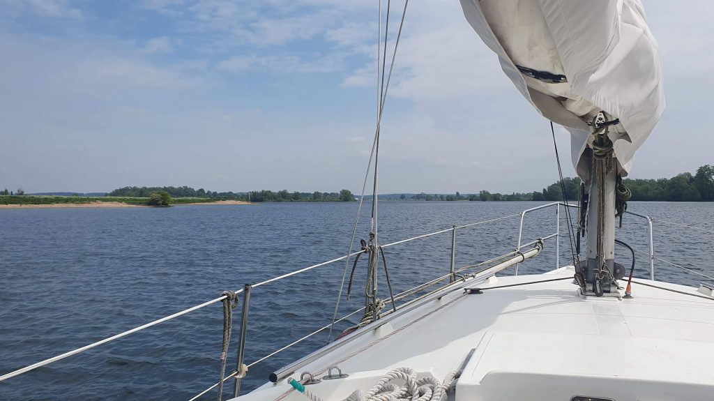 Sparsessie op het water